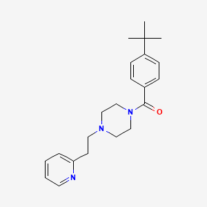 (4-Tert-butylphenyl){4-[2-(pyridin-2-yl)ethyl]piperazin-1-yl}methanone