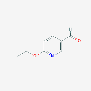molecular formula C8H9NO2 B113379 6-乙氧基烟酰醛 CAS No. 97455-61-3