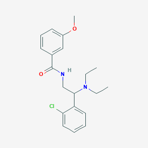 N-[2-(2-chlorophenyl)-2-(diethylamino)ethyl]-3-methoxybenzamide