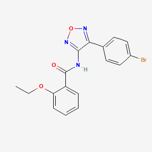 N-[4-(4-bromophenyl)-1,2,5-oxadiazol-3-yl]-2-ethoxybenzamide