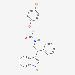 2-(4-bromophenoxy)-N-[2-(1H-indol-3-yl)-2-phenylethyl]acetamide