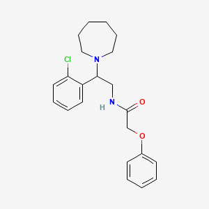 N-[2-(azepan-1-yl)-2-(2-chlorophenyl)ethyl]-2-phenoxyacetamide