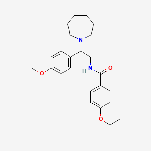 N-[2-(azepan-1-yl)-2-(4-methoxyphenyl)ethyl]-4-(propan-2-yloxy)benzamide