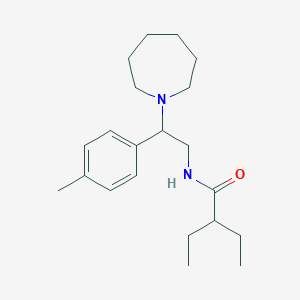 N-[2-(azepan-1-yl)-2-(4-methylphenyl)ethyl]-2-ethylbutanamide