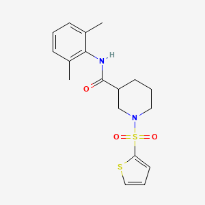 N-(2,6-dimethylphenyl)-1-(thiophen-2-ylsulfonyl)piperidine-3-carboxamide