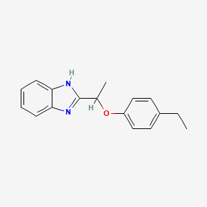 2-[1-(4-ethylphenoxy)ethyl]-1H-benzimidazole