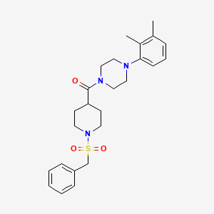 [1-(Benzylsulfonyl)piperidin-4-yl][4-(2,3-dimethylphenyl)piperazin-1-yl]methanone