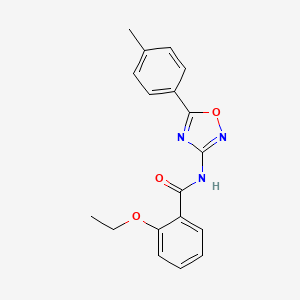 2-ethoxy-N-[5-(4-methylphenyl)-1,2,4-oxadiazol-3-yl]benzamide