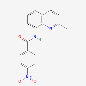 N-(2-methylquinolin-8-yl)-4-nitrobenzamide