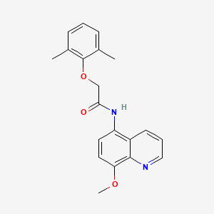 2-(2,6-dimethylphenoxy)-N-(8-methoxyquinolin-5-yl)acetamide