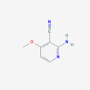 molecular formula C7H7N3O B113388 2-氨基-4-甲氧基烟腈 CAS No. 98651-70-8