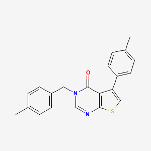 3-(4-methylbenzyl)-5-(4-methylphenyl)thieno[2,3-d]pyrimidin-4(3H)-one