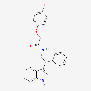 2-(4-fluorophenoxy)-N-[2-(1H-indol-3-yl)-2-phenylethyl]acetamide