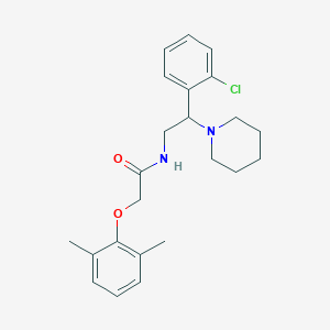 molecular formula C23H29ClN2O2 B11338983 N-[2-(2-chlorophenyl)-2-(piperidin-1-yl)ethyl]-2-(2,6-dimethylphenoxy)acetamide 