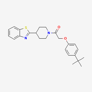 1-[4-(1,3-Benzothiazol-2-yl)piperidin-1-yl]-2-(4-tert-butylphenoxy)ethanone