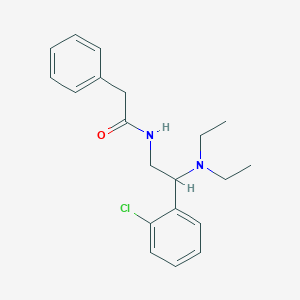 N-[2-(2-chlorophenyl)-2-(diethylamino)ethyl]-2-phenylacetamide