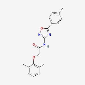 2-(2,6-dimethylphenoxy)-N-[5-(4-methylphenyl)-1,2,4-oxadiazol-3-yl]acetamide