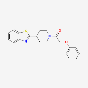 1-(4-Benzothiazol-2-ylpiperidyl)-2-phenoxyethan-1-one