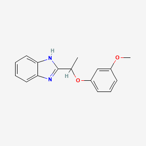 2-[1-(3-methoxyphenoxy)ethyl]-1H-benzimidazole