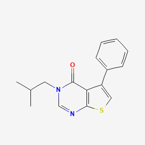 3-(2-methylpropyl)-5-phenylthieno[2,3-d]pyrimidin-4(3H)-one