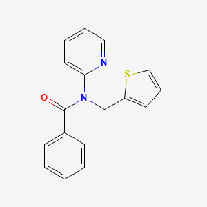 N-(pyridin-2-yl)-N-(thiophen-2-ylmethyl)benzamide