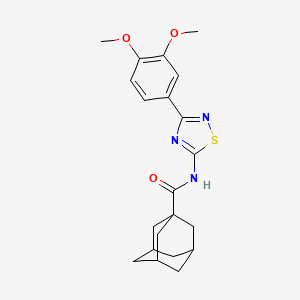 N-[3-(3,4-dimethoxyphenyl)-1,2,4-thiadiazol-5-yl]adamantane-1-carboxamide