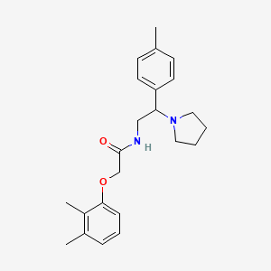 2-(2,3-dimethylphenoxy)-N-[2-(4-methylphenyl)-2-(pyrrolidin-1-yl)ethyl]acetamide