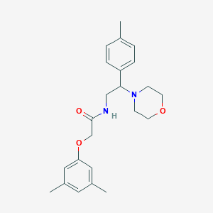 2-(3,5-dimethylphenoxy)-N-[2-(4-methylphenyl)-2-(morpholin-4-yl)ethyl]acetamide