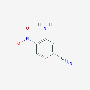 molecular formula C7H5N3O2 B113395 3-Amino-4-nitrobenzonitrile CAS No. 99512-10-4