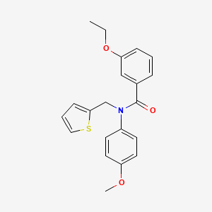 3-ethoxy-N-(4-methoxyphenyl)-N-(thiophen-2-ylmethyl)benzamide