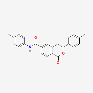 N,3-bis(4-methylphenyl)-1-oxo-3,4-dihydro-1H-isochromene-6-carboxamide