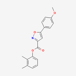 2,3-Dimethylphenyl 5-(4-methoxyphenyl)-1,2-oxazole-3-carboxylate