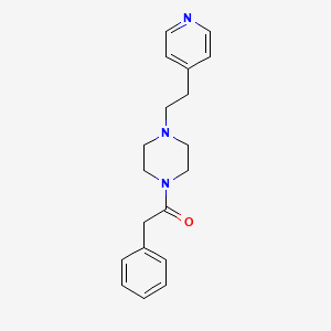 2-Phenyl-1-{4-[2-(pyridin-4-yl)ethyl]piperazin-1-yl}ethanone