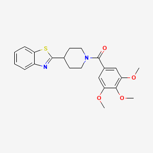 (4-(Benzo[d]thiazol-2-yl)piperidin-1-yl)(3,4,5-trimethoxyphenyl)methanone