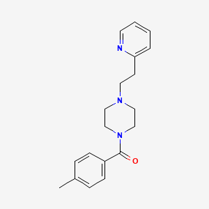 (4-Methylphenyl){4-[2-(pyridin-2-yl)ethyl]piperazin-1-yl}methanone