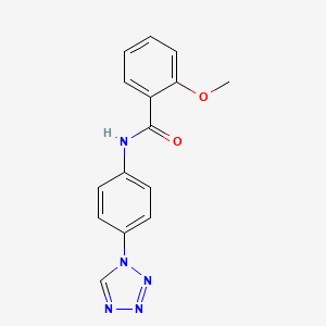 2-methoxy-N-[4-(1H-tetrazol-1-yl)phenyl]benzamide