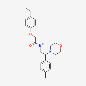 2-(4-ethylphenoxy)-N-[2-(4-methylphenyl)-2-(morpholin-4-yl)ethyl]acetamide