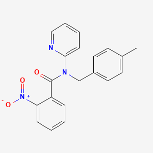 N-(4-methylbenzyl)-2-nitro-N-(pyridin-2-yl)benzamide