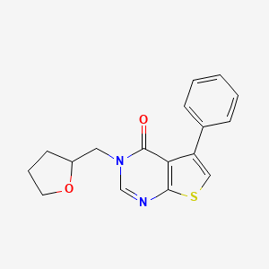 5-phenyl-3-(tetrahydrofuran-2-ylmethyl)thieno[2,3-d]pyrimidin-4(3H)-one