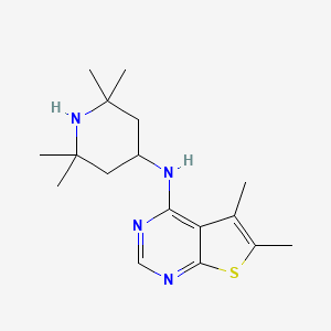 5,6-dimethyl-N-(2,2,6,6-tetramethylpiperidin-4-yl)thieno[2,3-d]pyrimidin-4-amine