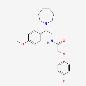 N-[2-(azepan-1-yl)-2-(4-methoxyphenyl)ethyl]-2-(4-fluorophenoxy)acetamide