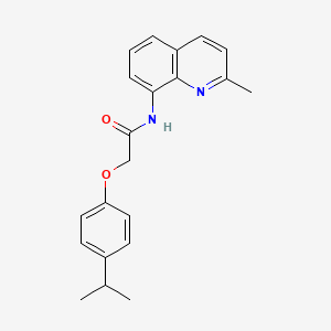 N-(2-methylquinolin-8-yl)-2-[4-(propan-2-yl)phenoxy]acetamide