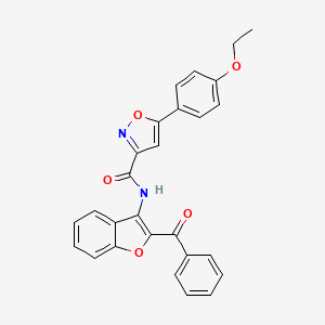 5-(4-ethoxyphenyl)-N-[2-(phenylcarbonyl)-1-benzofuran-3-yl]-1,2-oxazole-3-carboxamide