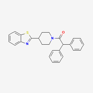 1-(4-(Benzo[d]thiazol-2-yl)piperidin-1-yl)-2,2-diphenylethanone