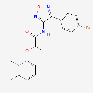 N-[4-(4-bromophenyl)-1,2,5-oxadiazol-3-yl]-2-(2,3-dimethylphenoxy)propanamide