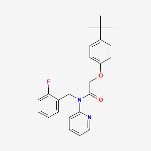 2-(4-tert-butylphenoxy)-N-(2-fluorobenzyl)-N-(pyridin-2-yl)acetamide