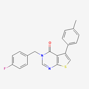 3-(4-fluorobenzyl)-5-(4-methylphenyl)thieno[2,3-d]pyrimidin-4(3H)-one