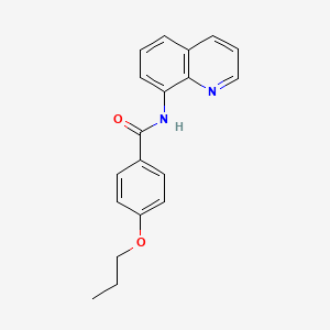 4-propoxy-N-quinolin-8-ylbenzamide