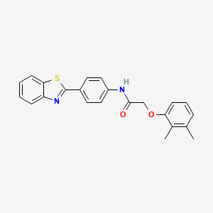 N-[4-(1,3-benzothiazol-2-yl)phenyl]-2-(2,3-dimethylphenoxy)acetamide