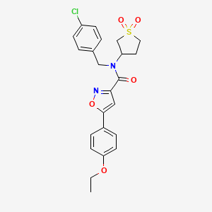 N-(4-chlorobenzyl)-N-(1,1-dioxidotetrahydrothiophen-3-yl)-5-(4-ethoxyphenyl)-1,2-oxazole-3-carboxamide